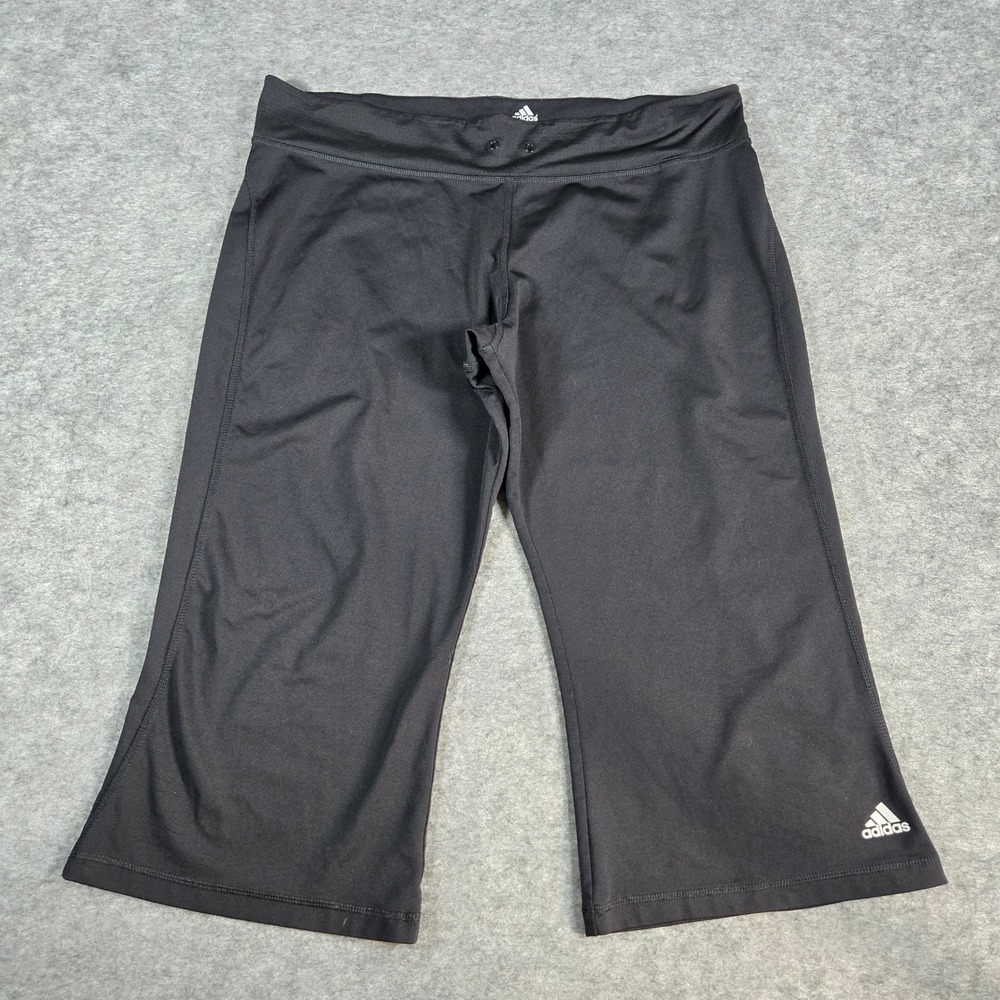Adidas Womens Black ATS Dry Performance Capri Yoga Leggings XL